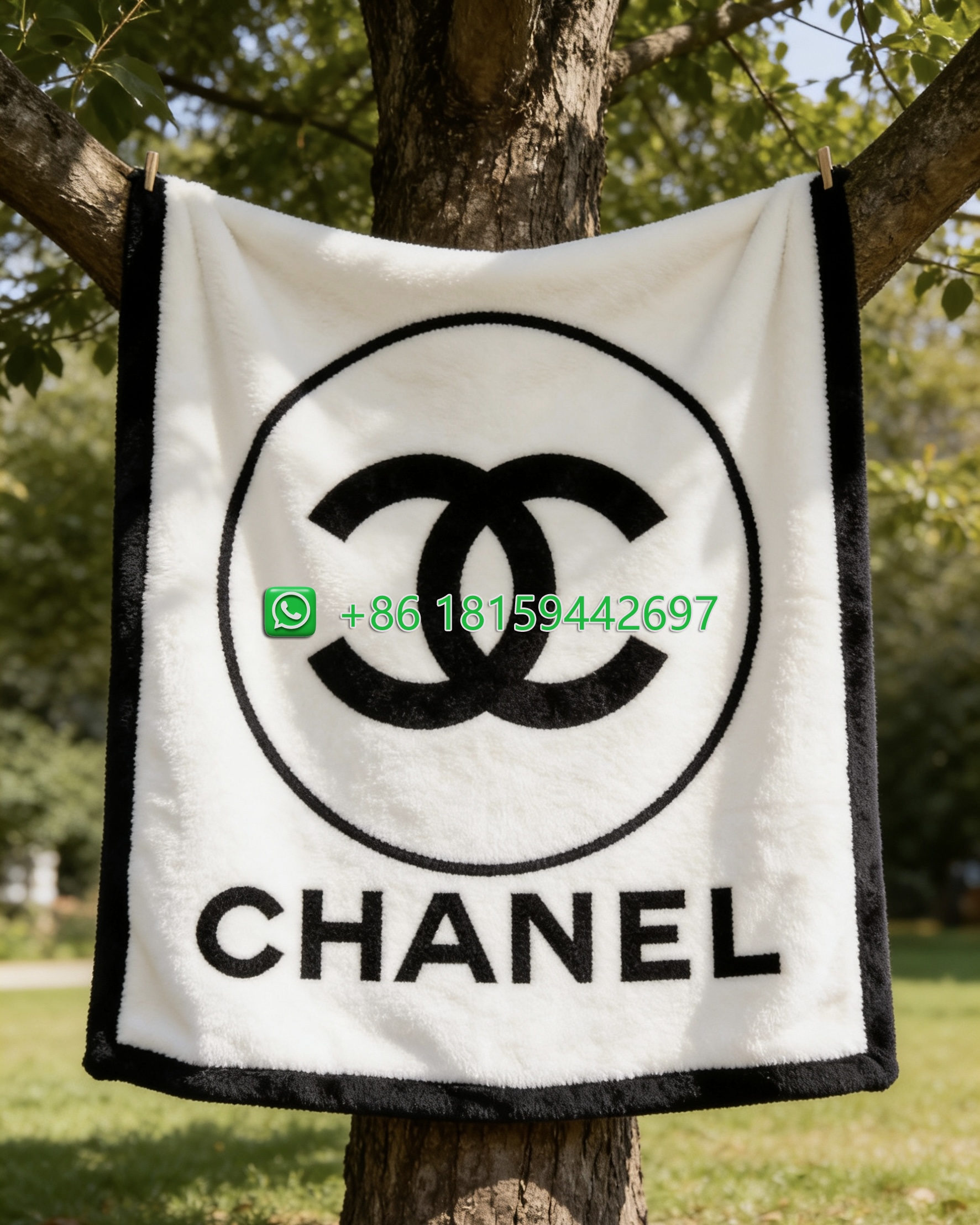 Chanel Throw Blankets